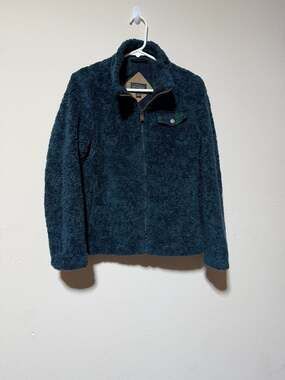 Pendleton Women's Deep Pile Sherpa Full-Zip Jacket with Watch Plaid Trim